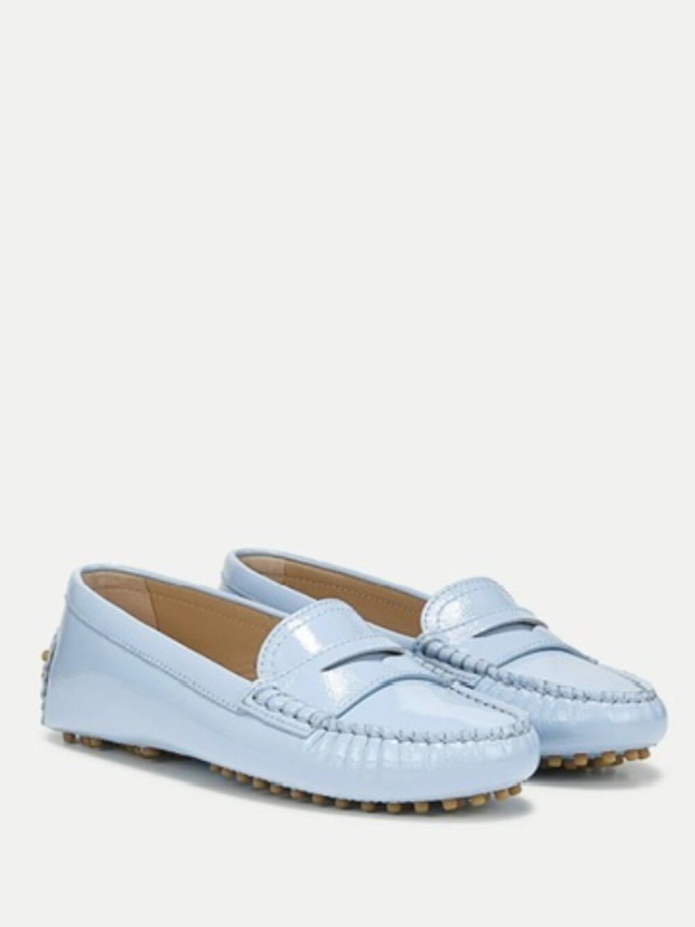 New Veronica Beard Jia Driving Loafer Sky Blue Sz 8.5